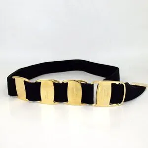 Authentic Salvatore Ferragamo Vala belt Nylon jacquard/metal [Used] Salvatore Ferragamo Bag - Etsy main image 4